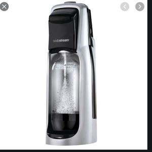 SodaStream Sparkling Water Maker, Black and Silver